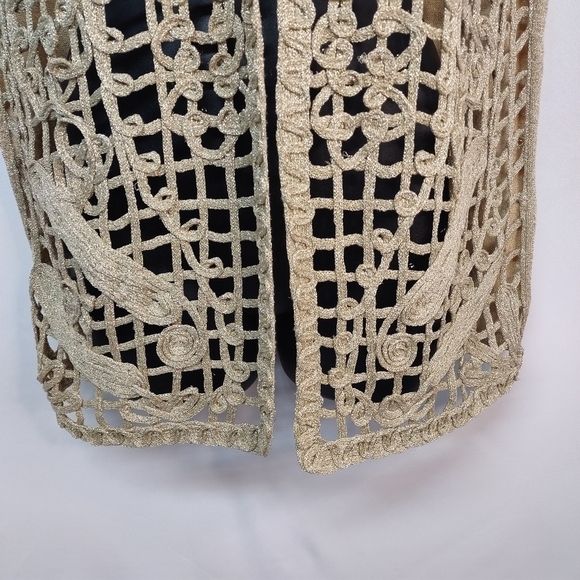 Lisa Original Gold Sweater Vest Size M - Picture 4 of 6